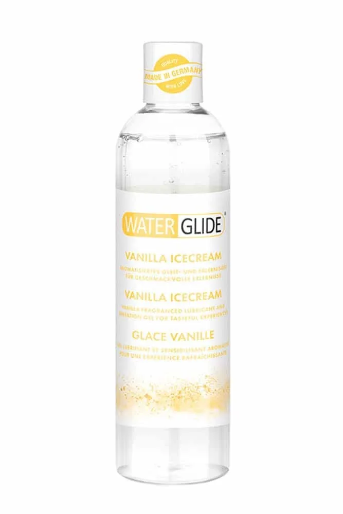 Lubrifiant pe bază de apă, Waterglide, 300 ml, aromă înghețată de vanilie — preț și oferte