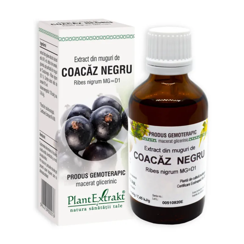 Extract din muguri de Coacaz Negru, 50 ml, Plant Extrakt PLANTEXTRAKT — preț și oferte