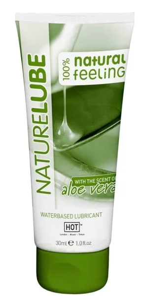 Lubrifiant pe bază de apă, Hot, Nature Lube, aloe vera, 30 ml