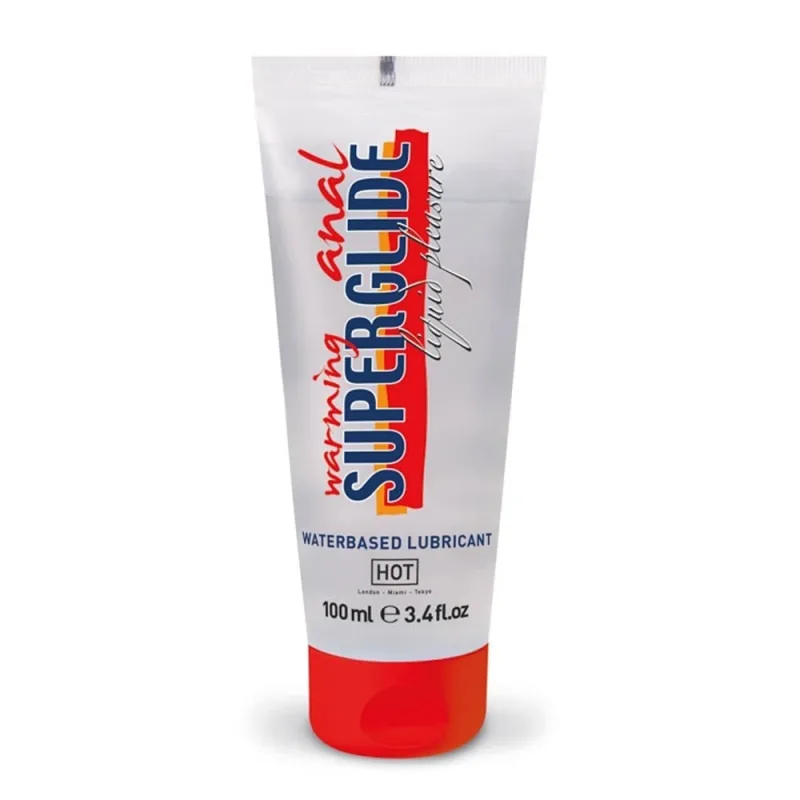 Lubrifiant pe bază de apă, Hot, Anal Superglide, efect de încălzire, 100 ml — preț și oferte