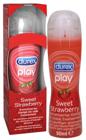 Lubrifiant, Durex, Play, căpșuni, 50 ml