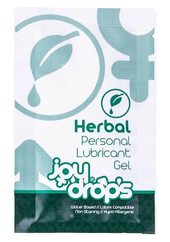 Gel lubrifiant intim, JoyDrops, Herbal, 5 ml — preț și oferte