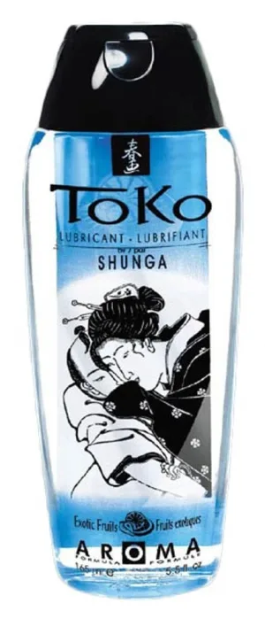 Lubrifiant pe bază de apă, Shunga, Toko Aroma, fructe exotice, 165 ml