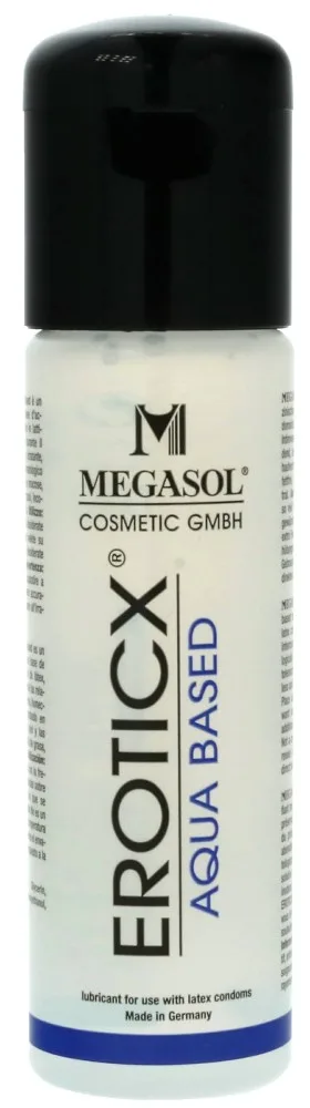 Lubrifiant pe bază de apă, Megasol, Eroticx, 100ml, incolor