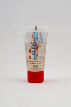 Lubrifiant pe bază de apă, Hot, Warming Glide, 30 ml