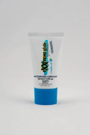 Lubrifiant pe bază de apă, Hot, eXXtreme Glide, 30 ml