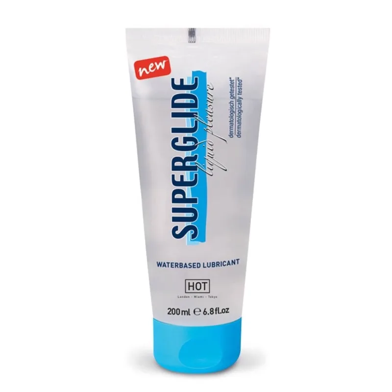 Lubrifiant Hot, Superglide Liquid Pleasure, pe bază de apă, 200 ml — preț și oferte