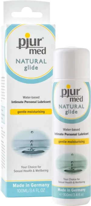 Lubrifiant apă, pjur, med NATURAL, 100 ml