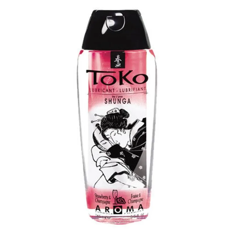 Lubrifiant intim, Shunga, Toko Aroma, căpșuni, 165 ml — preț și oferte