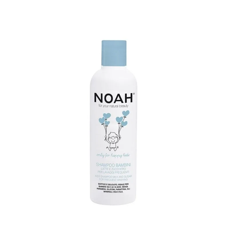 Noah Sampon cu lapte & zahar pentru spalare frecventa pentru copii, 250ml — preț și oferte