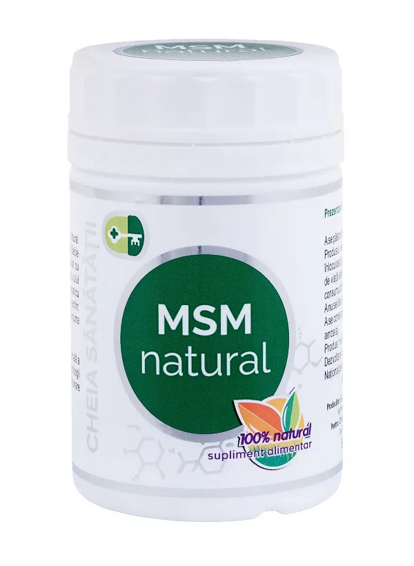 Cheia Sanatatii MSM Natural – pentru regenerarea sistemului osos - 120 cps — preț și oferte