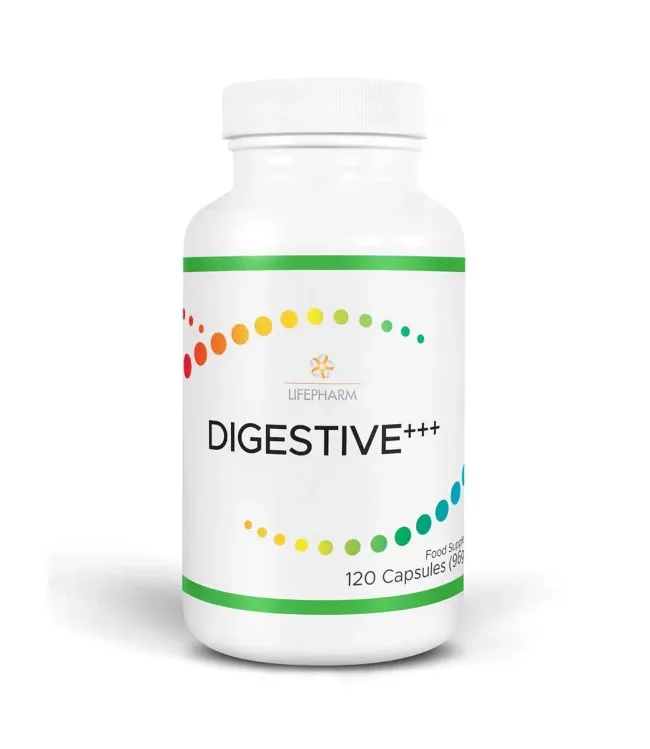 LifePharm DIGESTIVE +++  - supliment pentru sanatatea digestiva - 120 cps — preț și oferte