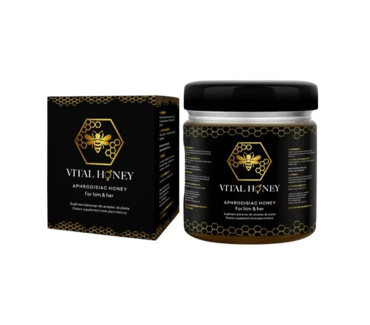 Vital Honey – borcan magiun afrodisiac pentru potenta si crestere libidou, unisex – 240g — preț și oferte
