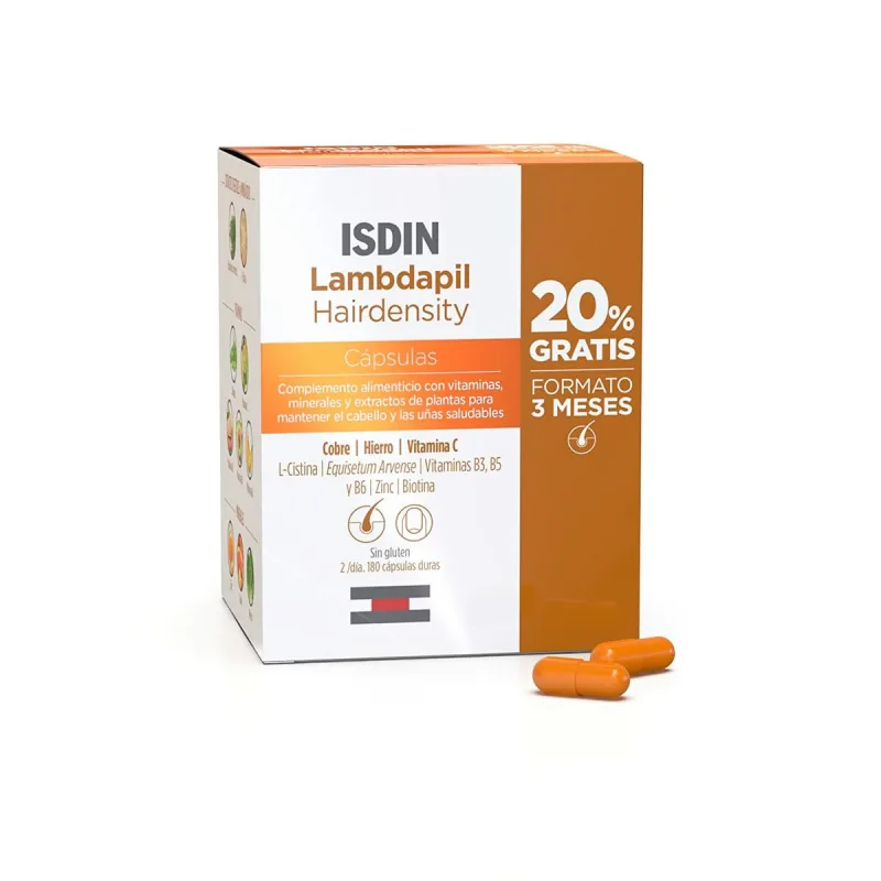 Suplimentul Alimentar Anticădere pentru Păr Isdin Lambdapil 180 Unități Isdinceutics De — preț și oferte
