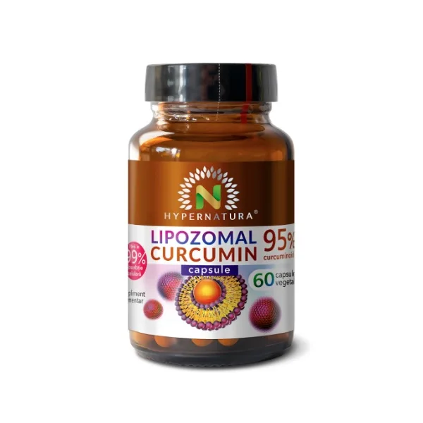 Hypernatura Lipozomal Curcumin capsule - antiinflamator si antioxidant - 60 cps — preț și oferte