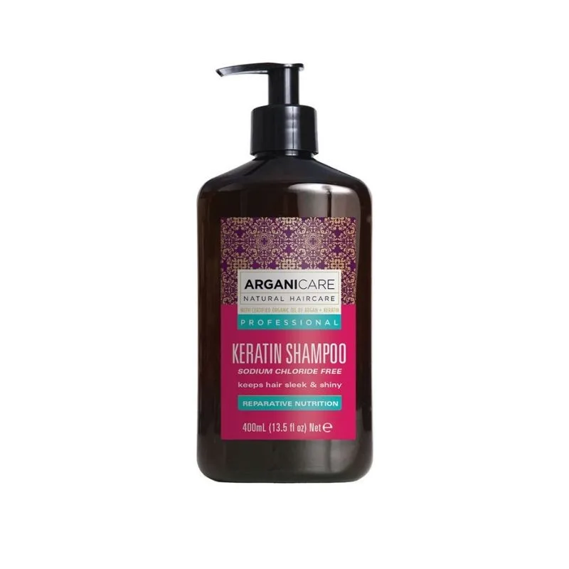 Arganicare Sampon reparator si nutritiv cu Keratina, 400 ml — preț și oferte