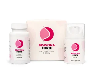 NuviaLab Bravona Forte - set pentru marirea sanilor