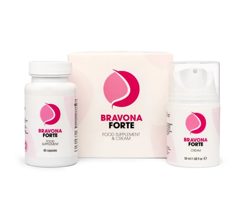 NuviaLab Bravona Forte - set pentru marirea sanilor — preț și oferte