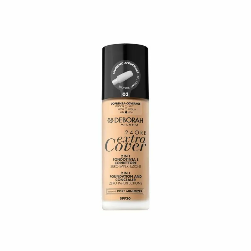 Bază de machiaj cremoasă 24 Ore Extra Cover Deborah 8009518334050 — preț și oferte