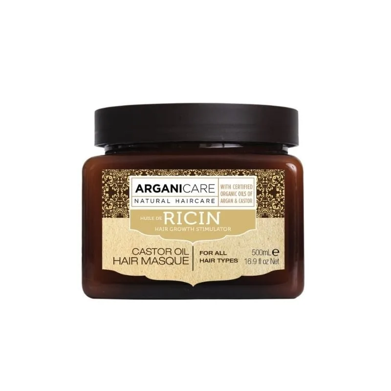 Arganicare Masca reparatoare cu ulei de ricin, 500 ml — preț și oferte