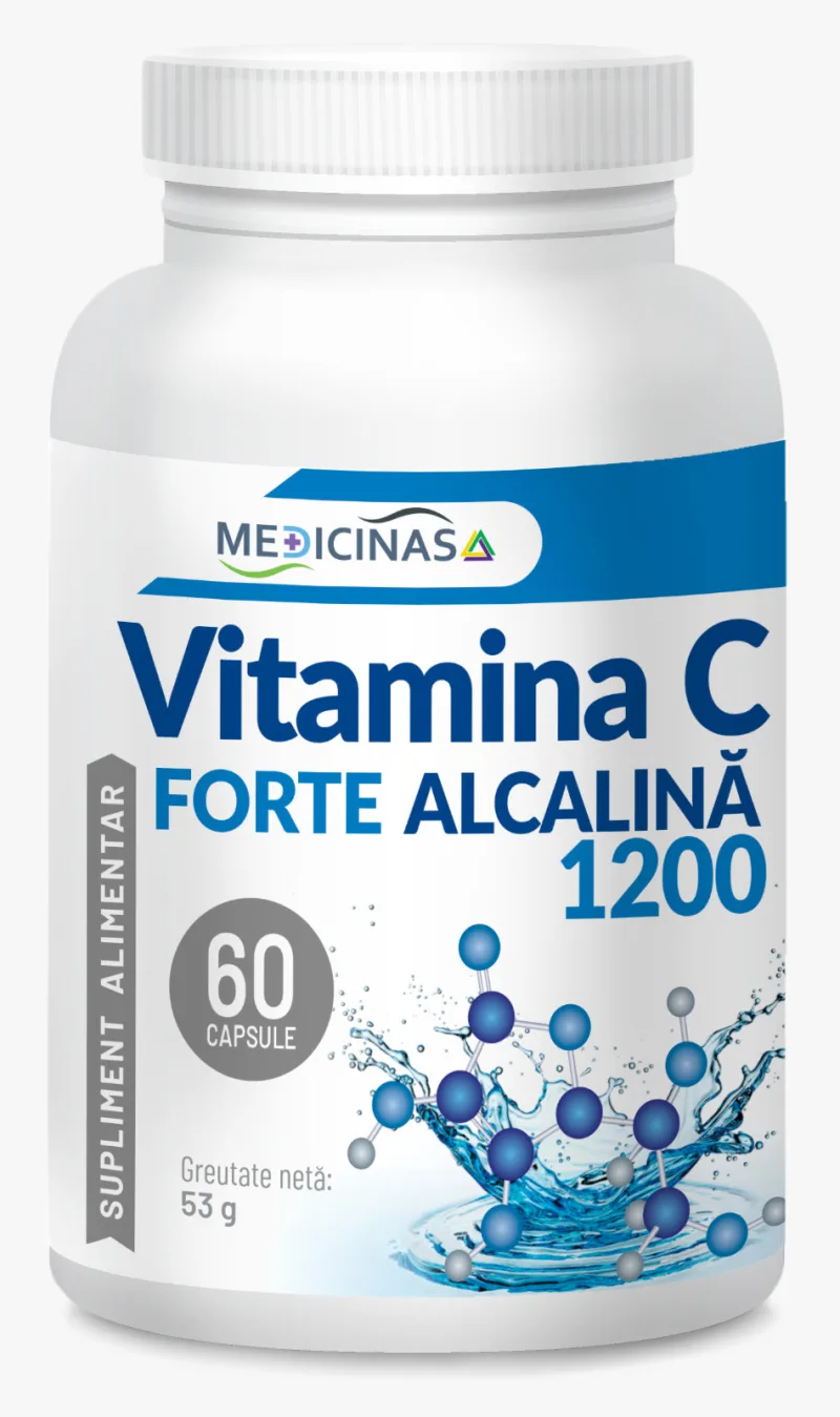 VitaminaC Forte Alcalina - cea mai puternica vitaminaC - 60 cps VCF60L PrimeFarma — preț și oferte