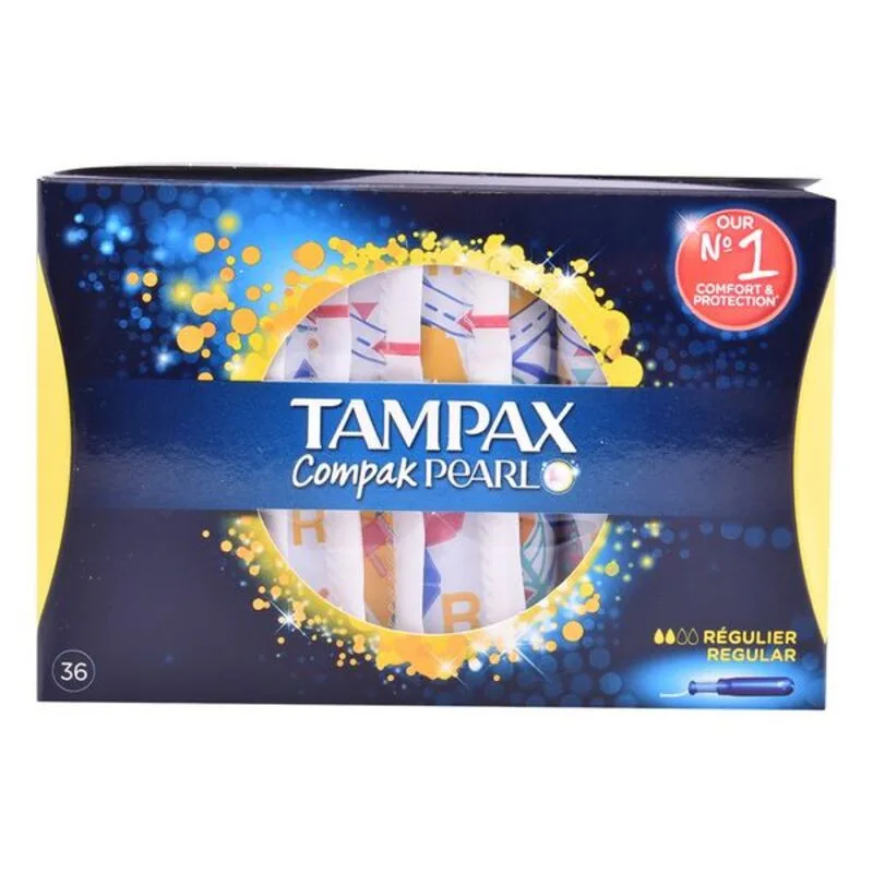 Pachet de Tampoane Pearl Regular Tampax Tampax Pearl Compak (36 uds) (36 Unități) — preț și oferte