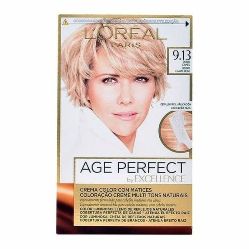 Vopsea Permanentă Anti-aging Excellence Age Perfect L'Oreal Make Up Blond — preț și oferte