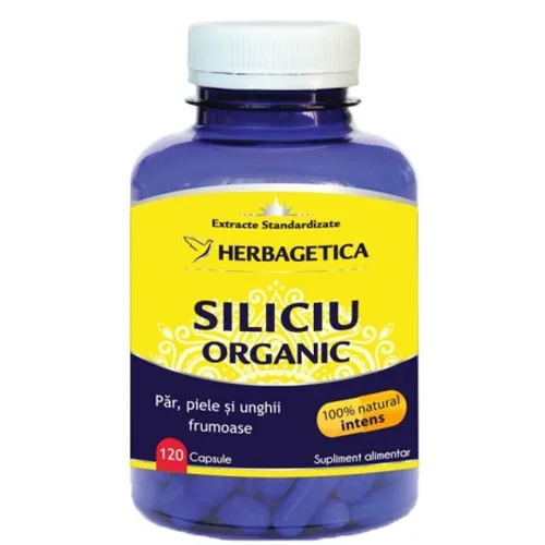 SILICIU ORGANIC 120CPS HERBAGETICA — preț și oferte