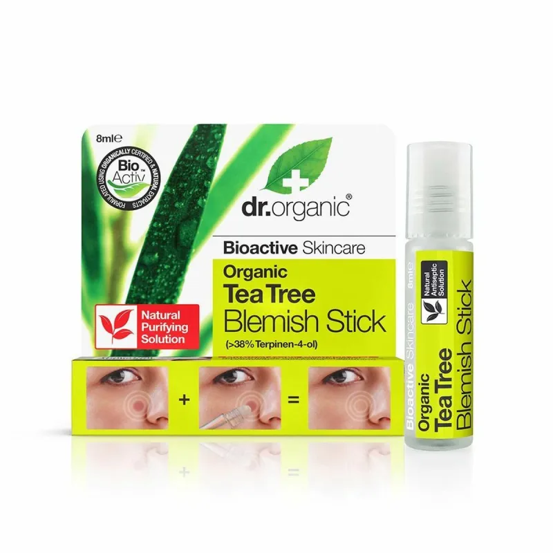 Tratament Piele Predispusă la Acnee Dr.Organic DR00140 Roll-On Arbore de ceai 8 ml — preț și oferte