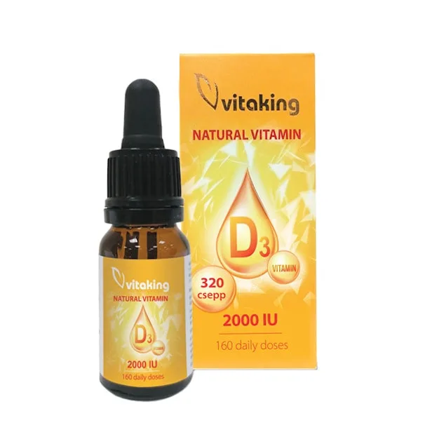 PICATURI DE VITAMINA D 2000UI 10ML VITAKING — preț și oferte