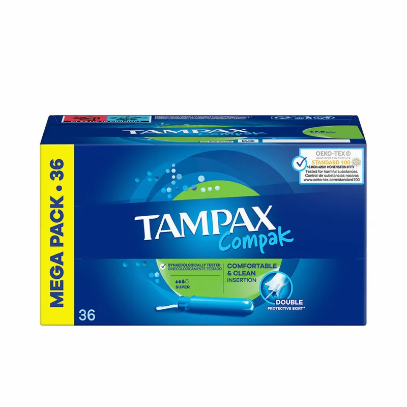 Tampoane Super Tampax Compak 36 Unități — preț și oferte