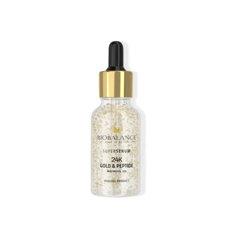 Super Serum cu Aur 24K si Peptide, 30 ml, Bio Balance — preț și oferte