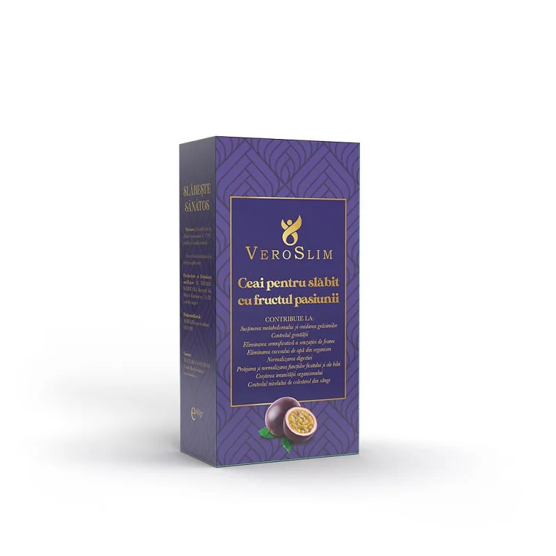 VeroSlim Tea cu fructul pasiunii - ceai pentru slabit - 60g — preț și oferte