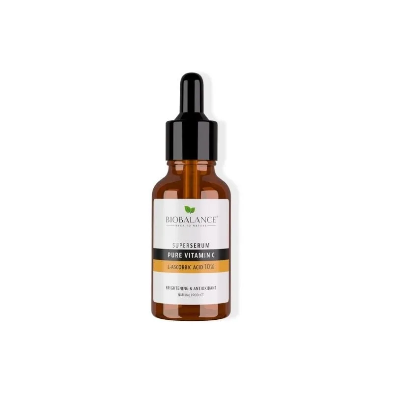 Super Serum Pure Vitamin C, Acid L-Ascorbic 10%, 30 ml, Bio Balance — preț și oferte