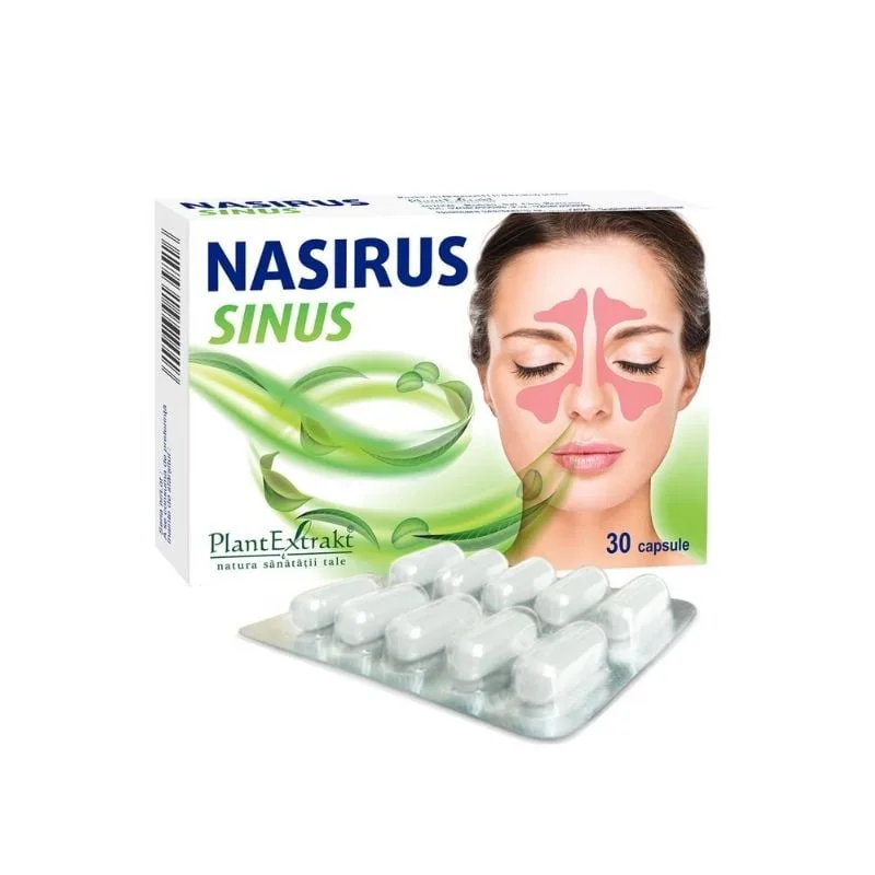 Nasirus Sinus, 30 capsule, PlantExtrakt — preț și oferte