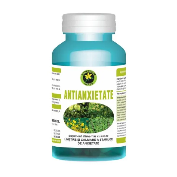 ANTI ANXIETATE 60CPS Hypericum Plant — preț și oferte