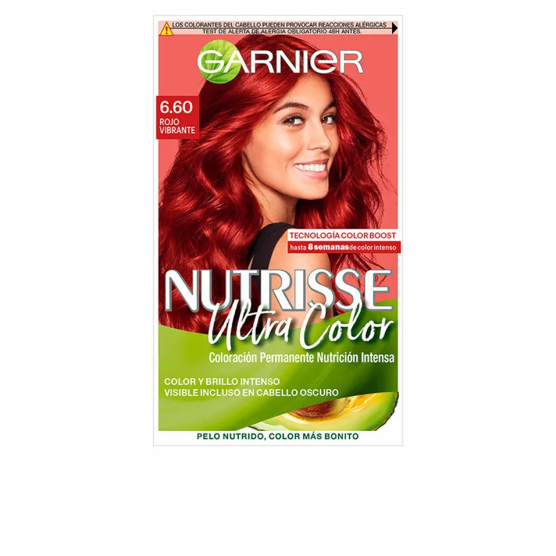 Vopsea Permanentă Garnier Nutrisse Nº 6.60 Roșu Intens — preț și oferte