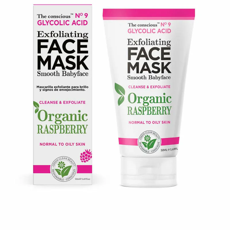 Mască de Față The Conscious Glycolic Acid Zmeură (50 ml) — preț și oferte