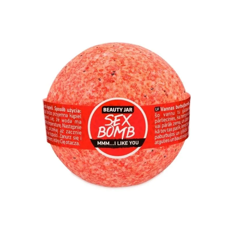 Beauty Jar Bila de baie efervescenta cu aroma de capsuni, Sex Bomb,150g — preț și oferte