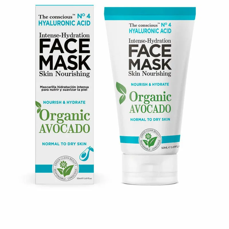 Mască de Față Hidratant The Conscious Hyaluronic Acid Avocado (50 ml) — preț și oferte
