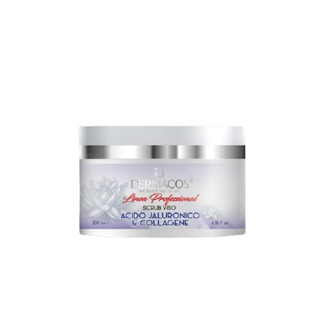Scrub de fata cu acid hialuronic si colagen, profesional, Dermacos, 200 ml Retinol Complex — preț și oferte
