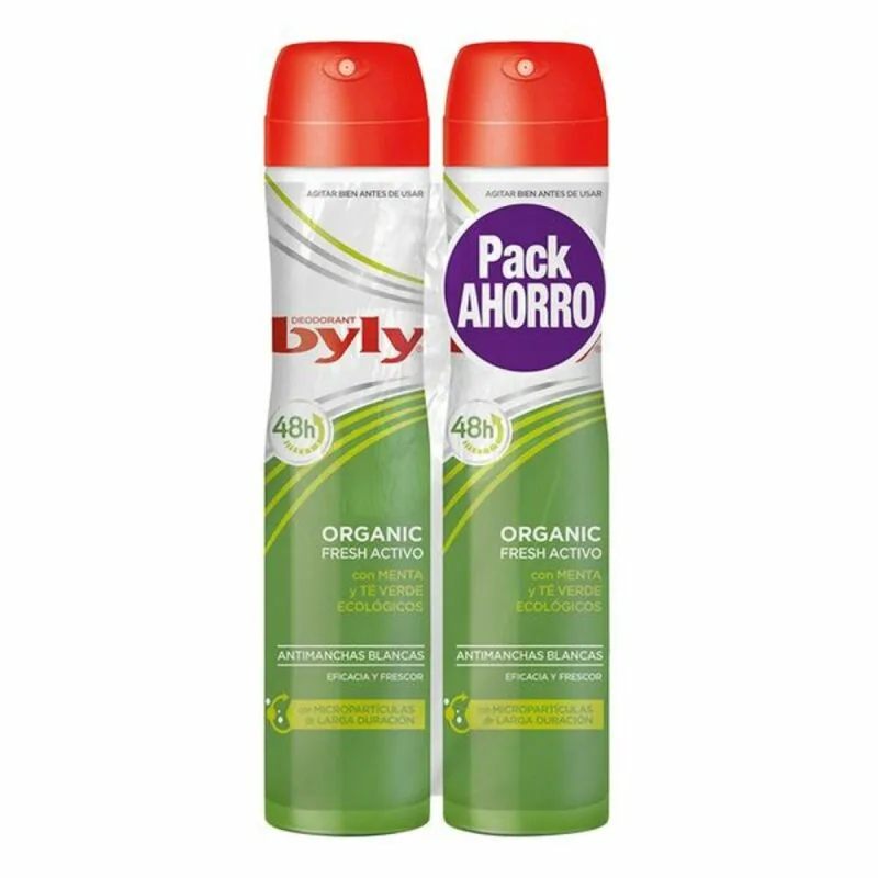 Deodorant Spray Organic Extra Fresh Byly (2 uds) — preț și oferte