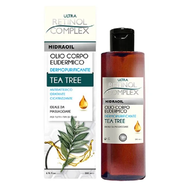 Ulei de corp eudermic cu extract de arbore de ceai, dermopurificant, cicatrizant, Ultra Retinol Complex, 200 ml — preț și oferte