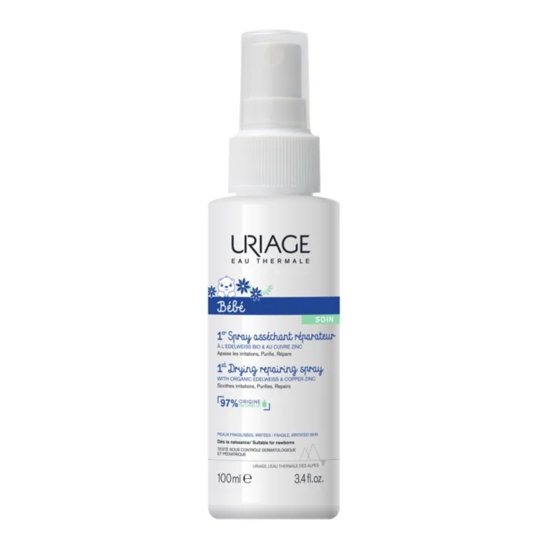 Spray anti-iritatii cu zinc 1er Bebe, 100ml, Uriage — preț și oferte