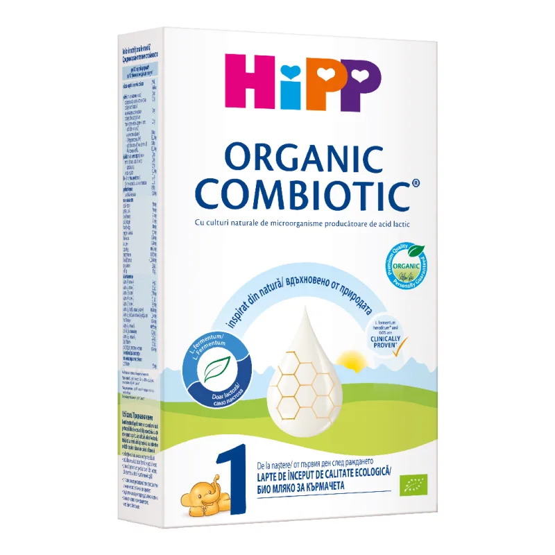 Formula lapte praf de inceput, 1, Organic Combiotic, 300g, Hipp — preț și oferte