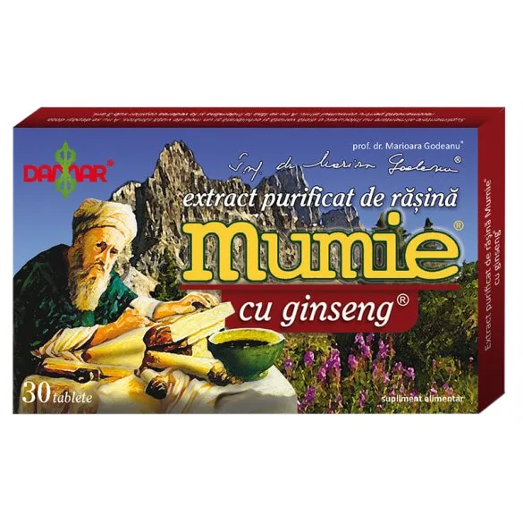 MUMIE-EXTR  RASINA + GINSENG 30CPR — preț și oferte