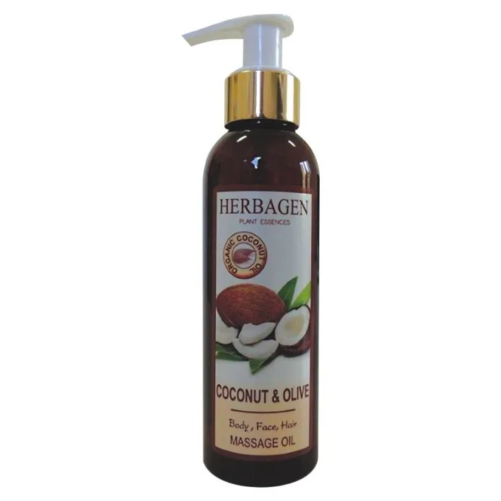 ULEI MASAJ COCOS ORGANIC+MASLIN 150ML Herbagen — preț și oferte