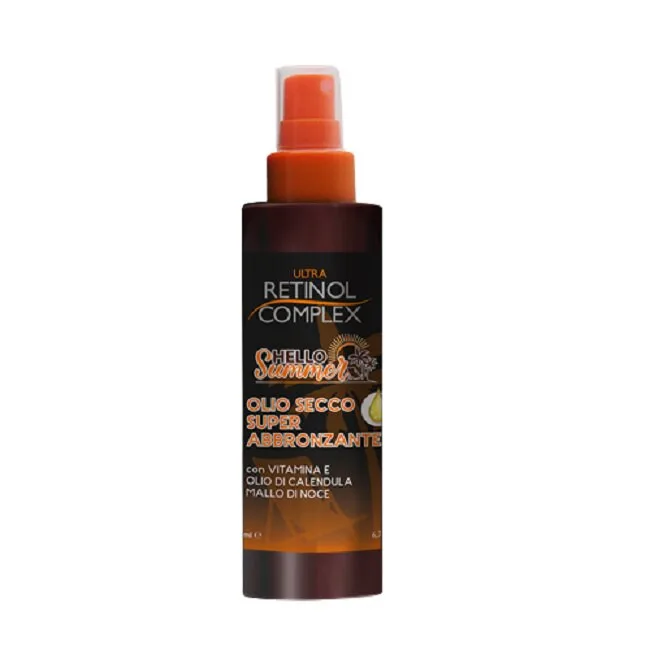 Ulei uscat super bronzant, Hello Summer, Ultra Retinol Complex, 200 ml — preț și oferte