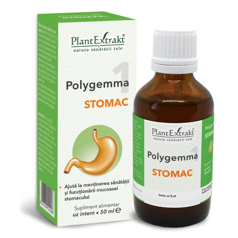 Polygemma 1, Stomac, 50 ml, Plant Extrakt PLANTEXTRAKT — preț și oferte