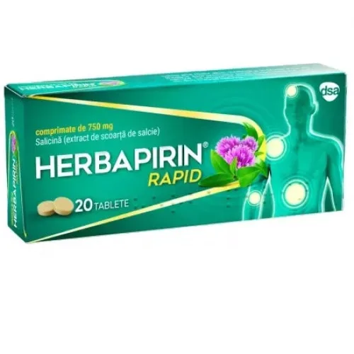 HERBAPIRIN RAPID 20CPR — preț și oferte